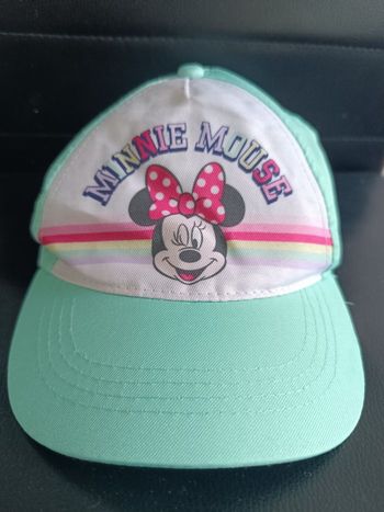 Casquette Minnie verte