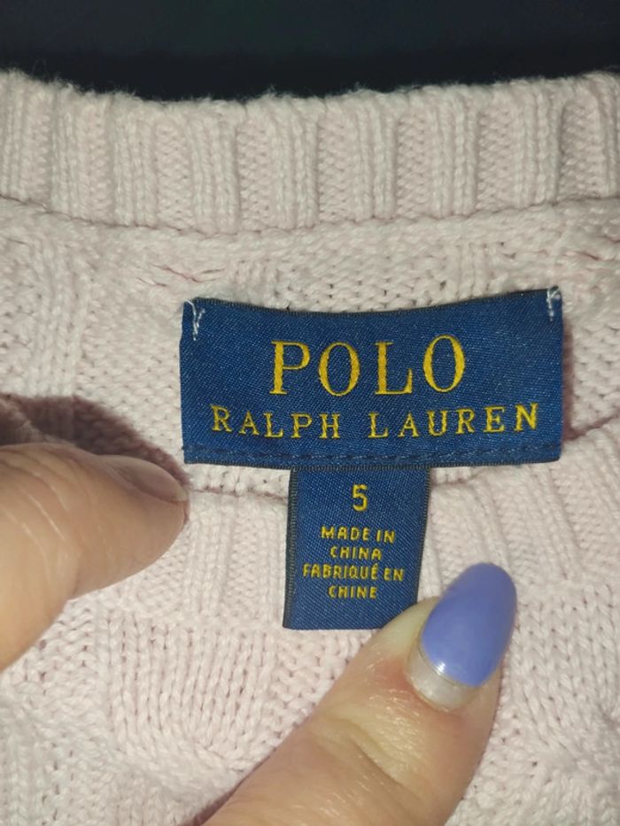 Pull Raph Lauren 5ans - photo numéro 2