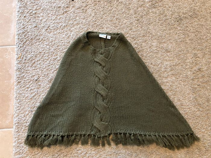 Poncho/cape kaki - 10 ans - Kiabi