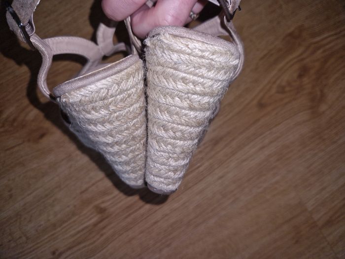 Espadrilles compensées beige pointure 37 - photo numéro 4
