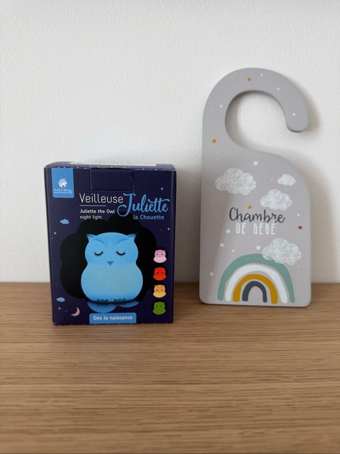 Nounours doudou et veilleuse - photo numéro 2