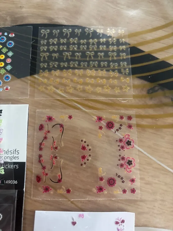 Lot de stickers pour ongles - photo numéro 6
