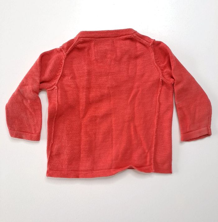 Pull rouge 9 mois - photo numéro 2