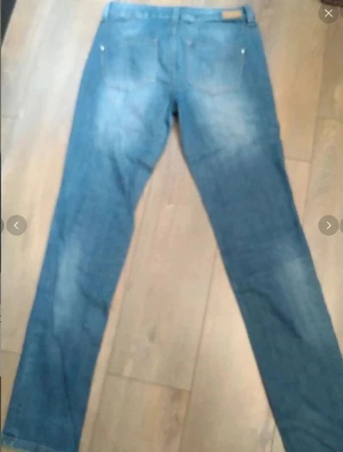 Jean bleu neuf esprit t 38 - photo numéro 3