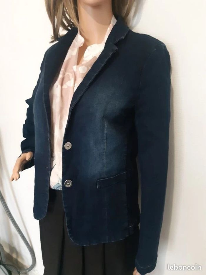 Les p'tites bombes veste en jean T.38 en tbe