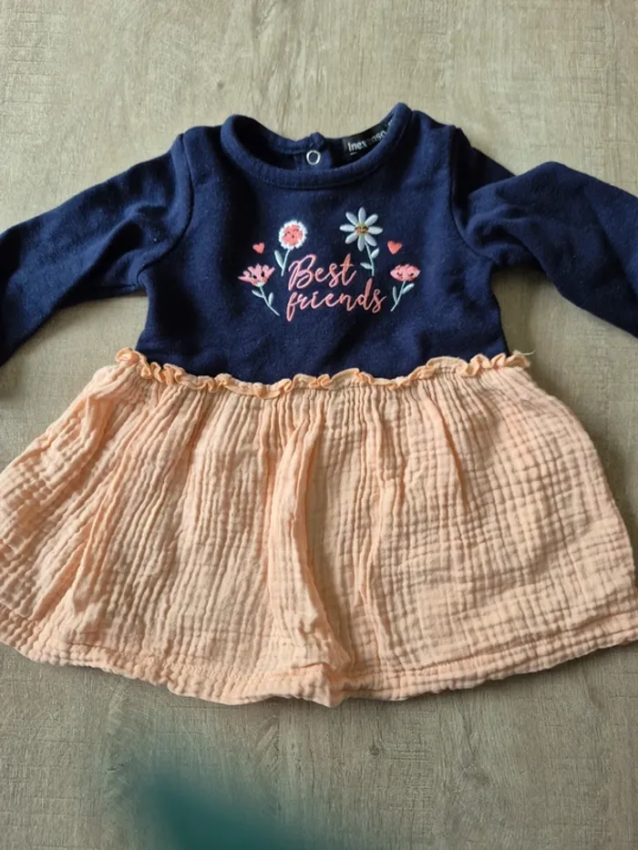Robe bicolore