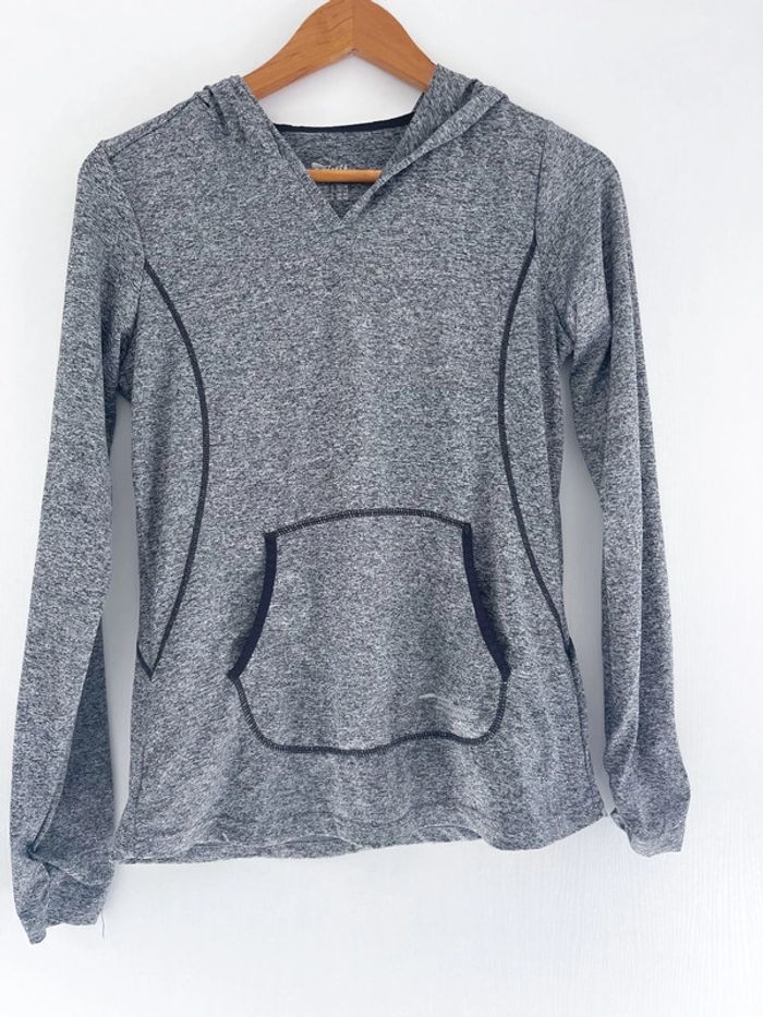 Haut manches longues gris foncé Crivit Sport - photo numéro 6