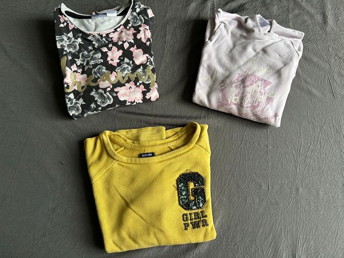Lot de 3 sweat-shirts petite fille