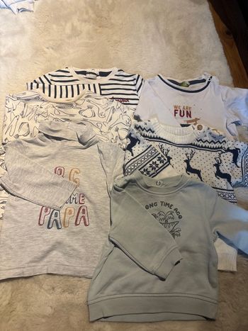 Lot de 6 haut manches longues 