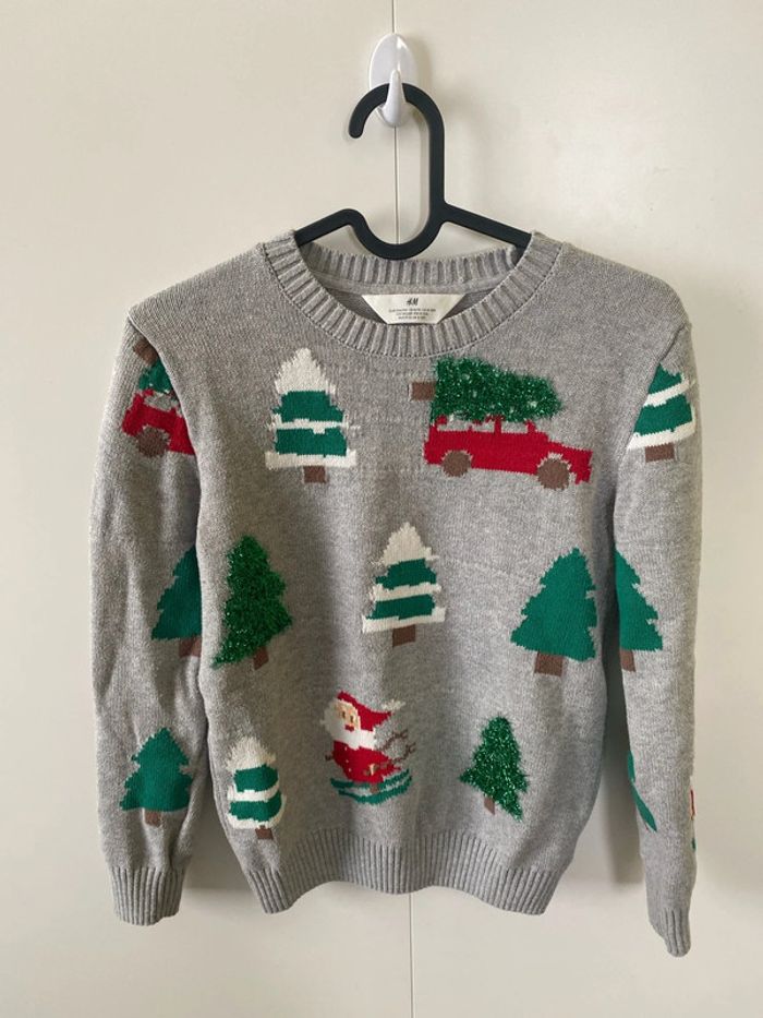 Pull de noël H&M 8/10 ans 134/140cm