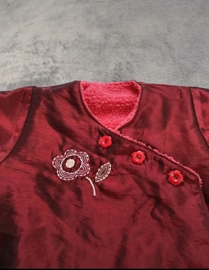 Gilet 3 mois, satiné - photo numéro 2