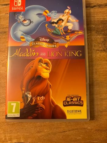 Jeu switch Aladdin /roi lion 
