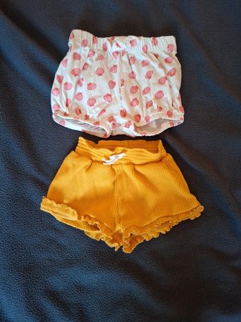 Lot de 2 shorts bébé