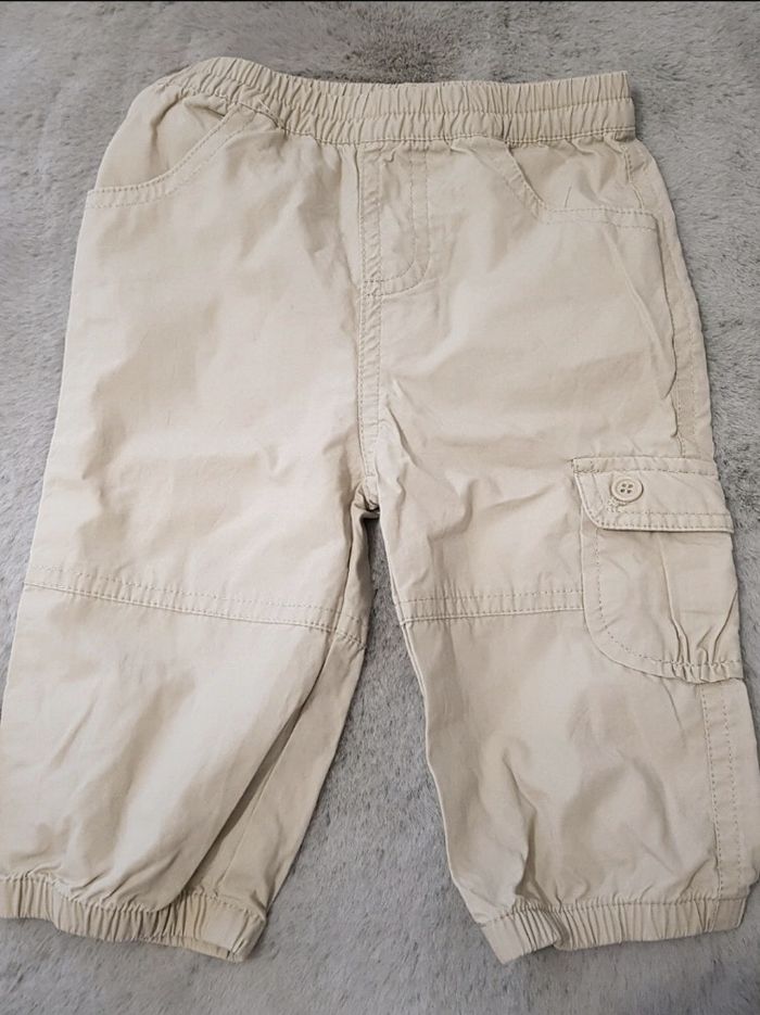 Pantalon léger beige Tissaia 9 mois - photo numéro 2