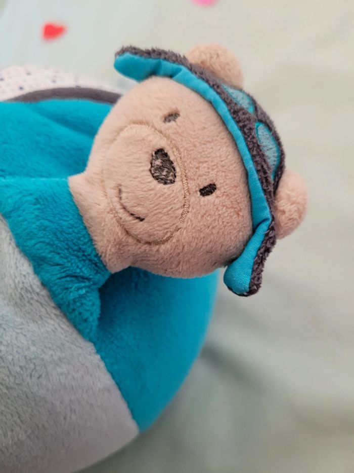 Balle d'activités bébé velours adaptée dès la naissance - photo numéro 12