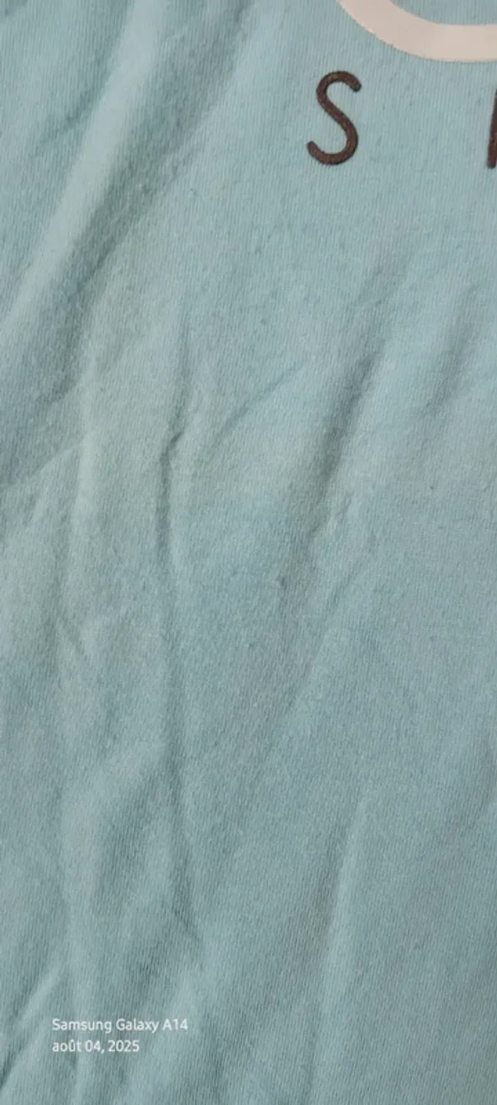 Tee-shirt de sport élite manches courtes bleu et blanc col rond en viscose femme 40/42 élite sport - photo numéro 17