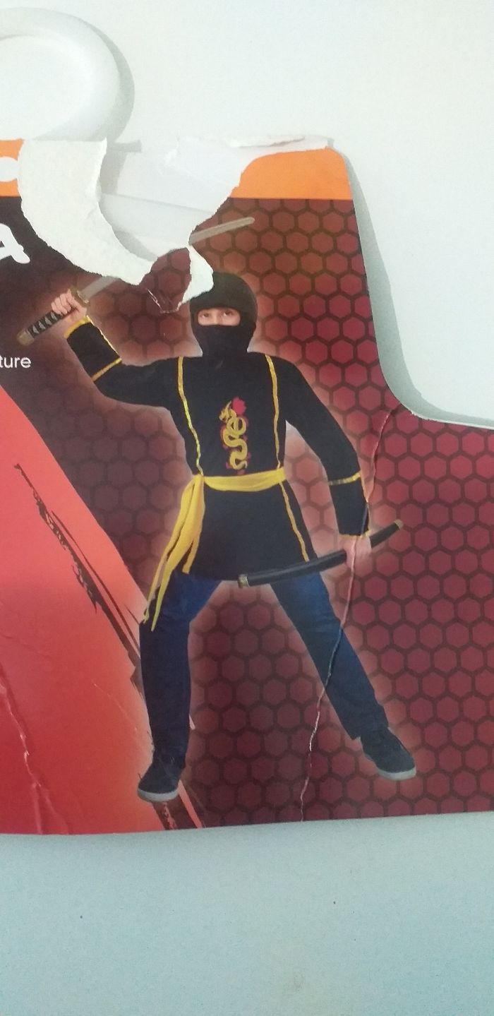 Déguisement ninja taille 7/9 ans