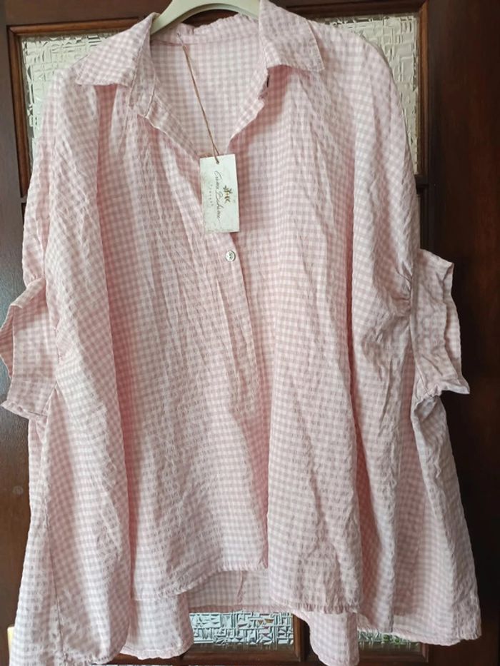 Chemise a carreaux vichy - photo numéro 3