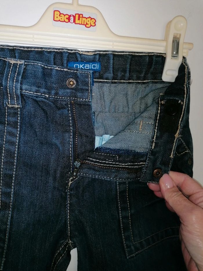 Jeans ample Okaidi 5ans 108cm - photo numéro 2