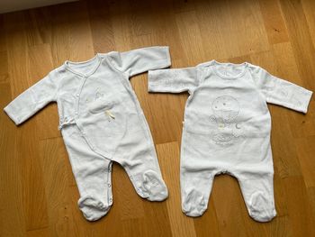 Lot 2 pyjamas bébé mixte