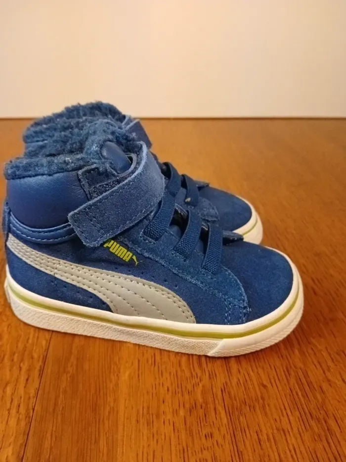 👟 Baskets Puma bleues – Pointure 21 – Très bon état - photo numéro 4