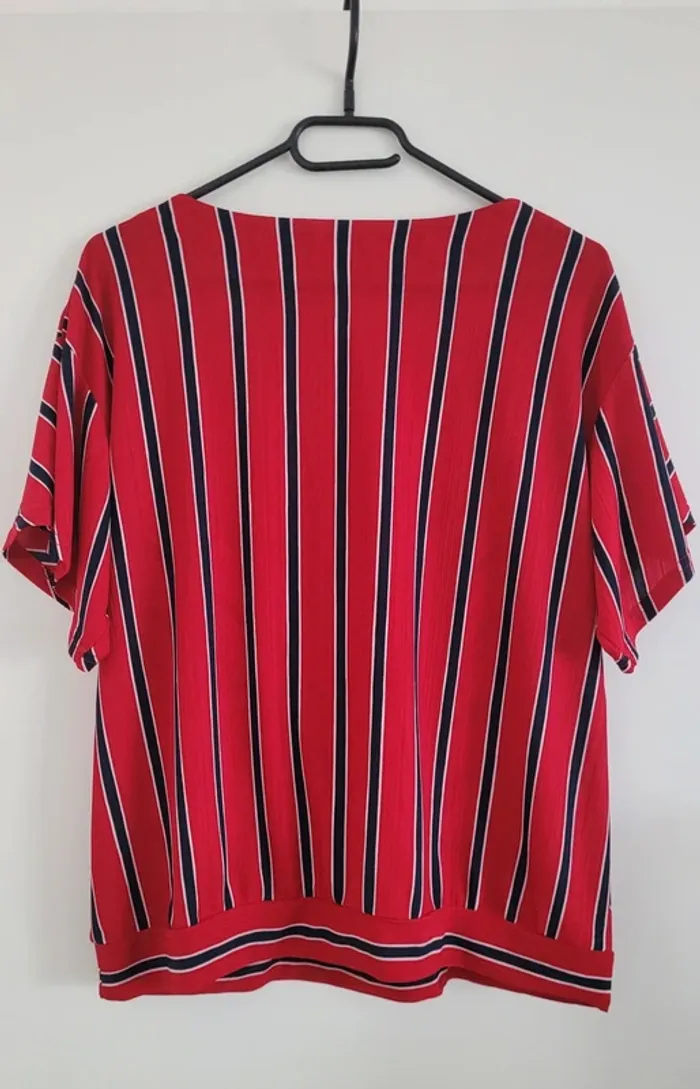 Blouse rayé à manches courtes - photo numéro 2
