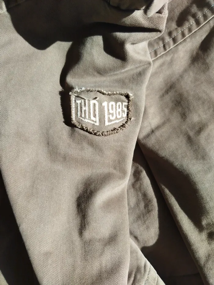 Parka homme vintage Tommy Hilfiger Denim marron taille S - photo numéro 6