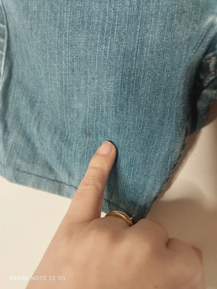Short en jean Levi's taille 3 ans - photo numéro 7