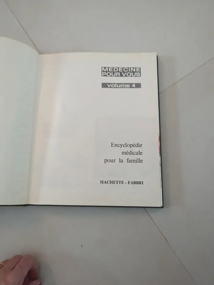 Encyclopédie médecine pour vous tome 4 hachette - photo numéro 2