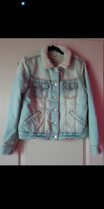 Blouson  demin fourrure