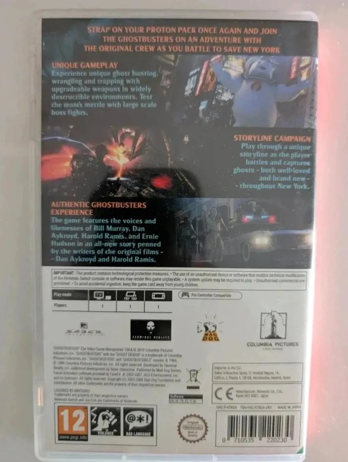 Ghostbuster the video game switch - photo numéro 2