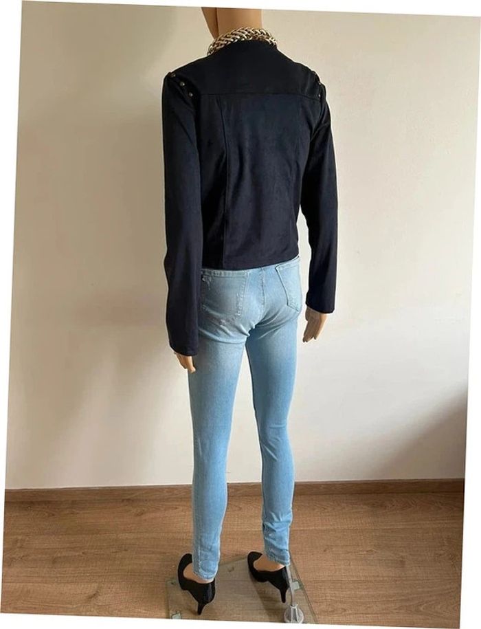 Veste bleue marine neuve en suédine LolaLiza taille 36 (valeur 50€) - photo numéro 10