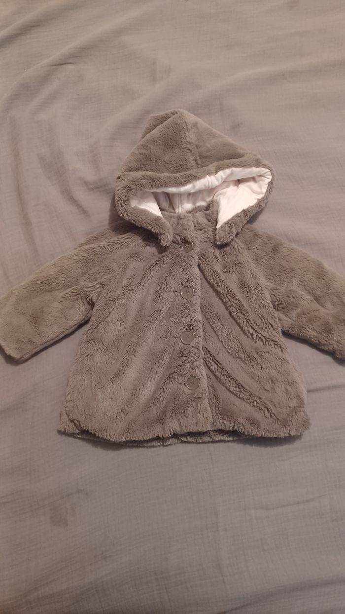 Manteau fille sucre d'orge 18 mois