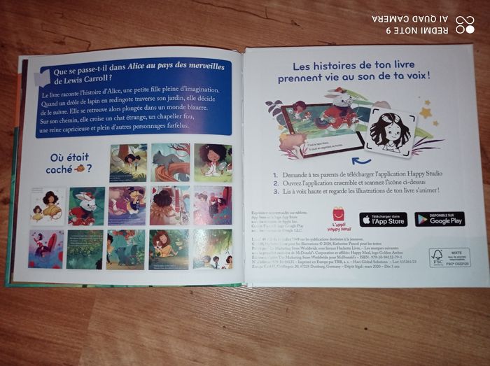 Livre album enfant Mac Do, Une aventure avec Alice au pays des merveilles, Hachette Jeunesse - photo numéro 3