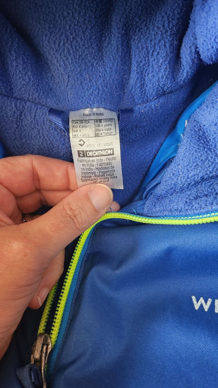 Blouson de ski enfant chaud et imperméable - photo numéro 2