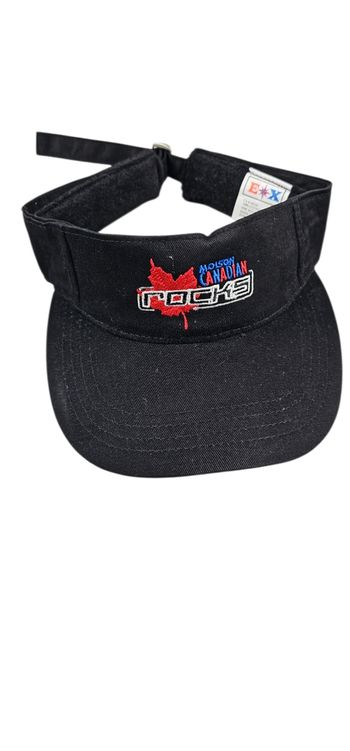 Visière Molson Canadian Rocks noire vintage ajustable