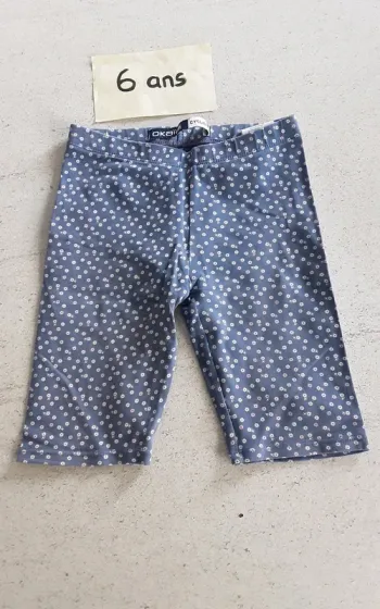 Pantacourt 6 ans okaïdi