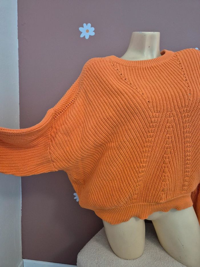 Pull orange Camaïeu L - photo numéro 2