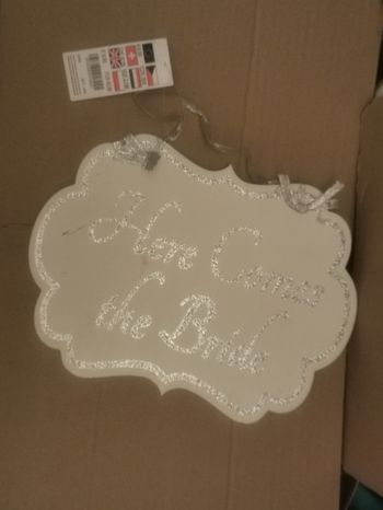 Panneau mariage neuf