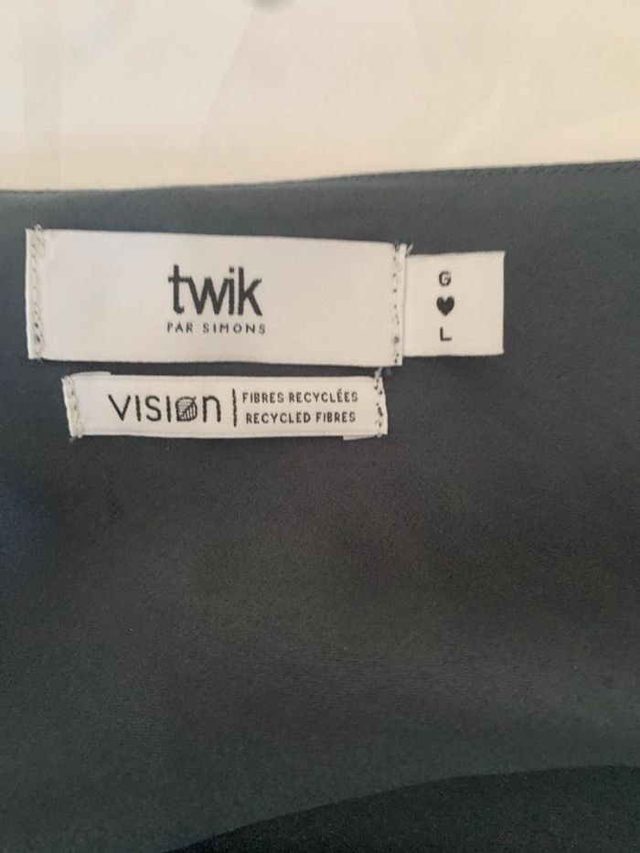 Jupe Twik grise longue fluide taille40 - photo numéro 10