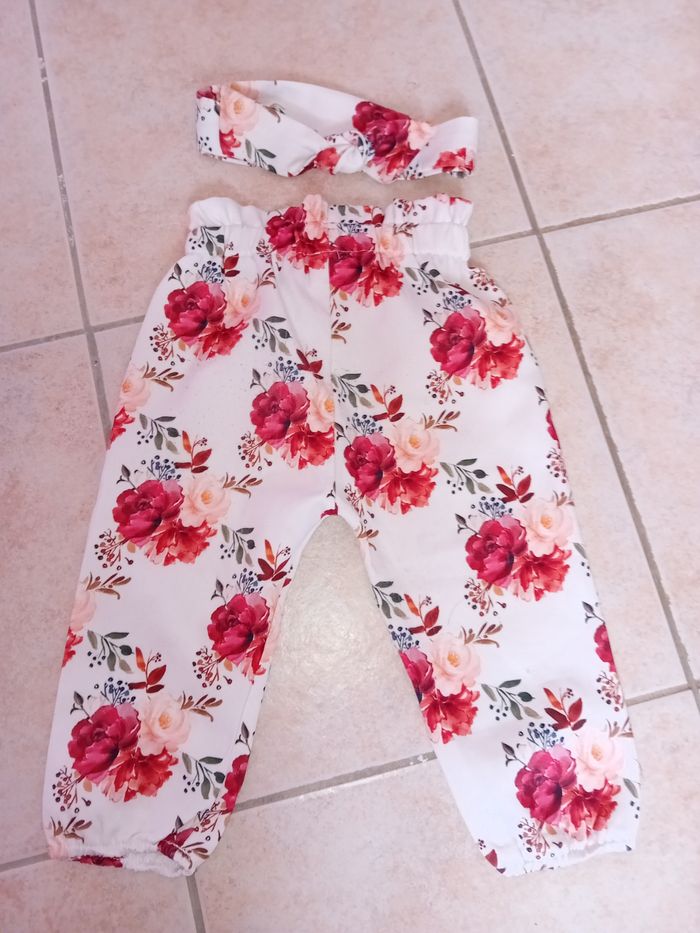 Pantalon fleurie 18 mois - photo numéro 2