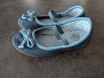 Ballerines en jean fille 26