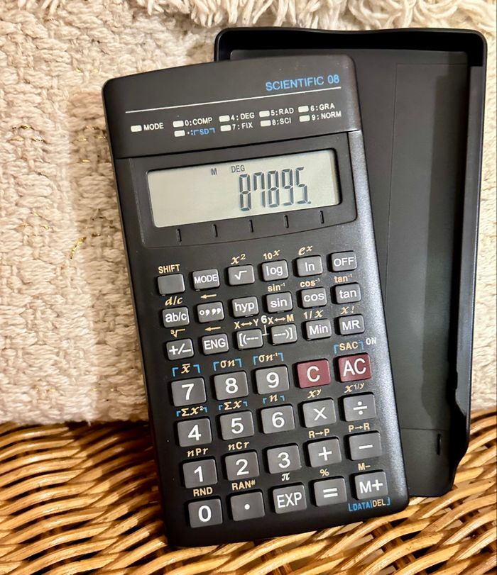 💜 Calculatrice noir scientifique 08 💜