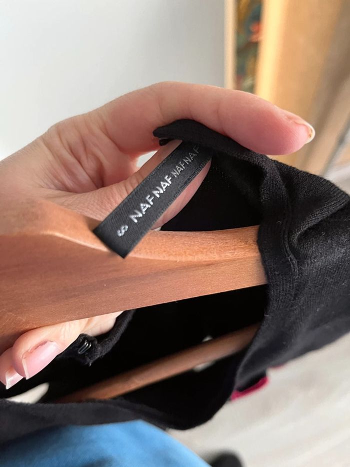 Robe « laine » noire Naf naf taille S - photo numéro 3