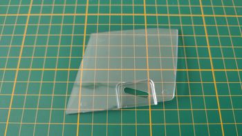 Vitre de portière gauche 86A n°86 pièce détachée Porsche 911 Carrera RS 2.7 1/8 1/8ème Altaya #B37