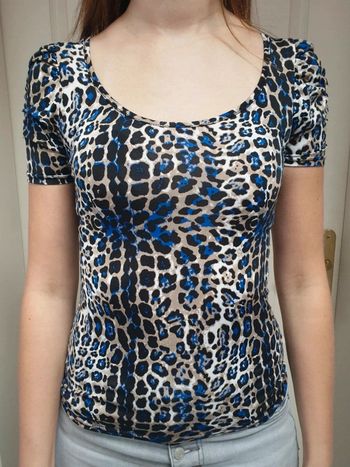 T shirt imprimé léopard mim