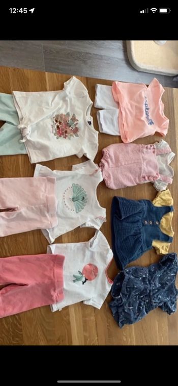 Lot de 7 look fille 3 mois