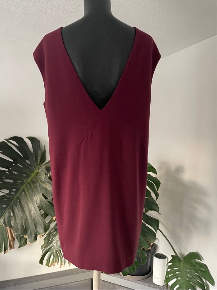 Robe droite bordeaux Bel Air modèle Leandro T2 – neuve avec étiquette - photo numéro 4