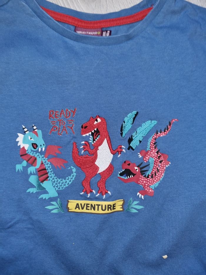 Tee shirt dinosaure 10 ans - photo numéro 2
