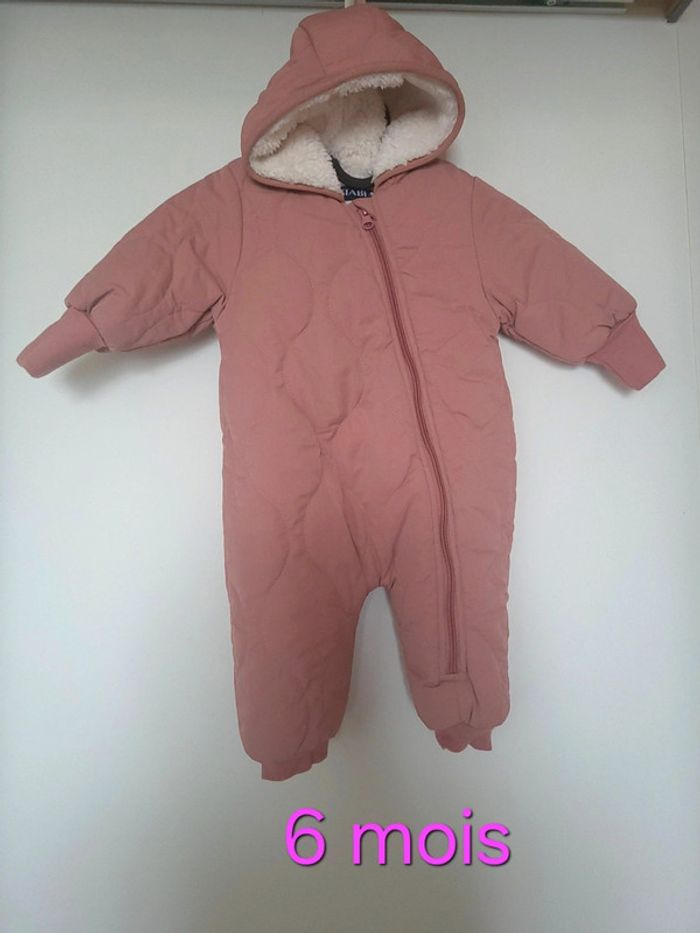 Combipilote rose sans pied 6 mois